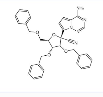 (2R,3R,4R,5R)-2-(4-氨基吡咯并[2,1-F] [1,2,4]三嗪-7-基)-3,4-双(苄氧基)-5-(( 苄氧基)甲基)四氢呋喃-2-碳腈,(2R,3R,4R,5R)-2-(4-aminopyrrolo[2,1-f][1,2,4]triazin-7-yl)-3,4-bis(benzyloxy)-5-((benzyloxy)methyl)tetrahydrofuran-2-carbonitrile