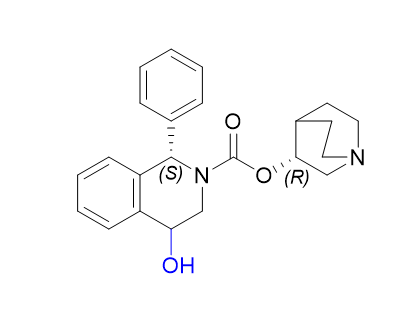 索利那新杂质13,(R)-quinuclidin-3-yl (1S)-4-hydroxy-1-phenyl-3,4-dihydroisoquinoline-2(1H)-carboxylate