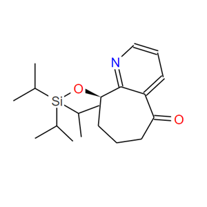 （R）-9- （（三异丙基硅基）氧基-6,7,8,9-四氢-5H-环庚[b]吡啶-5-盐酸盐
