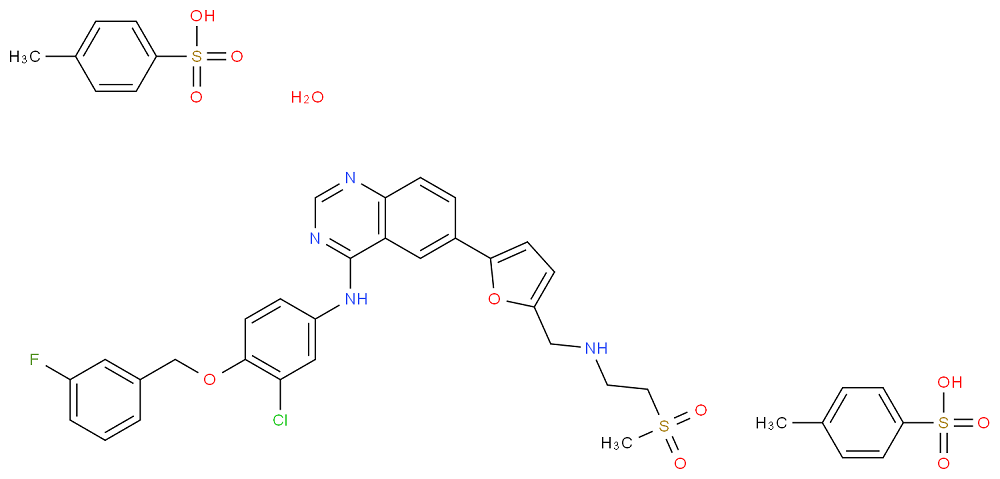 二甲苯磺酸拉帕替尼,Lapatinib ditosylate
