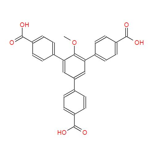 [1,1':3',1''-Terphenyl]-4,4''-dicarboxylic acid, 5'-(4-carboxyphenyl)-2'-methoxy-,[1,1':3',1''-Terphenyl]-4,4''-dicarboxylic acid, 5'-(4-carboxyphenyl)-2'-methoxy-