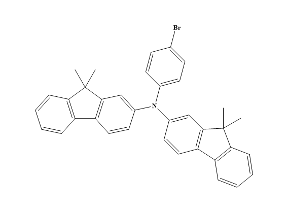N-(4-溴苯基)-N-(9,9-二甲基-9H-芴-2-基)-9,9-二甲基-9H-芴-2-胺,N-(4-bromophenyl)-N-(9,9-dimethyl-9H-fluoren-2-yl)-9,9-dimethyl-9H-Fluoren-2-amine