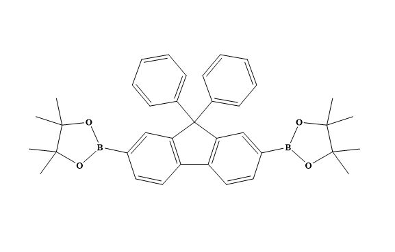 2,2′-(9,9-二苯基-9H-芴-2,7-二基)双硼酸频哪醇酯,2,2′-(9,9-diphenyl-9H-fluorene-2,7-diyl)bis[4,4,5,5-tetramethyl-1,3,2-dioxaborolane