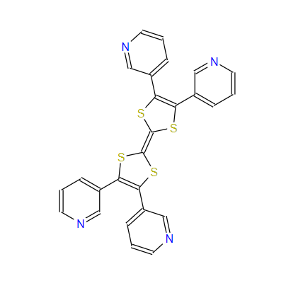 4,4',5,5'-tetra(pyridin-3-yl)-2,2'-bi(1,3-dithiolylidene),4,4',5,5'-tetra(pyridin-3-yl)-2,2'-bi(1,3-dithiolylidene)