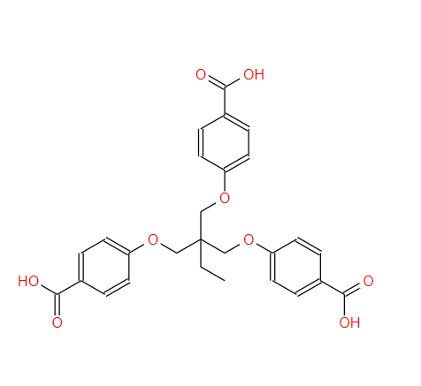 4,4'-[[2-[(4-carboxyphenoxy)methyl]-2-ethylpropane-1,3-diyl]dioxy]dibenzoic acid