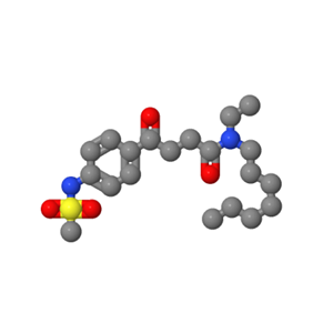 N-乙基-N-庚基-4-[(甲磺酰氨基)苯基]-4-氧代丁酰胺,N-Ethyl-N-heptyl-4-(4-(methylsulfonamido)phenyl)-4-oxobutanamide