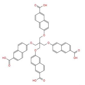 2-Naphthjavascript:void(0)alenecarboxylic acid, 6,6'-[[2,2-bis[[(6-carboxy-2-naphthalenyl)oxy]methyl