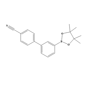 3′-硼酸频哪醇酯-[1,1′-联苯]-4-甲睛