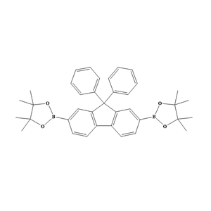 2,2′-(9,9-二苯基-9H-芴-2,7-二基)双硼酸频哪醇酯,2,2′-(9,9-diphenyl-9H-fluorene-2,7-diyl)bis[4,4,5,5-tetramethyl-1,3,2-dioxaborolane