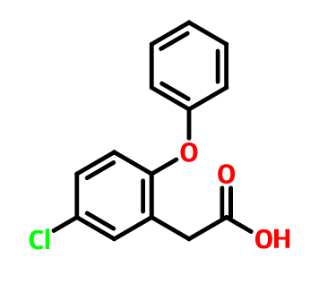 2-苯氧基-5-氯苯乙酸,5-Chloro-2-phenoxyphenylacetic Acid