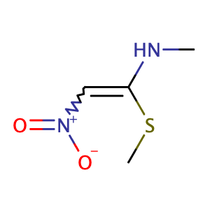 N-甲基-1-甲硫基-2-硝基乙烯胺,N-Methyl-1-(methylthio)-2-nitroethylen-1-amine