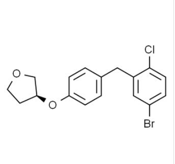 (3S)-3-[4-[(5-溴-2-氯苯基)甲基]苯氧基]四氢呋喃,(3S)-3-[4-[(5-Bromo-2-chlorophenyl)methyl]phenoxy]tetrahydro-furan