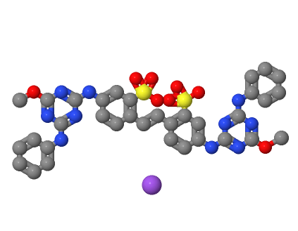 荧光增白剂 134,Disodium 4,4'-bis[(4-anilino-6-methoxy-1,3,5-triazin-2-yl)amino]stilbene-2,2'-disulphonate