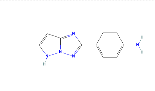 2-(4-氨基苯基)-6-叔-丁基-1H-吡唑[1,5-B][1,2,4]三唑,2-(4-aminophenyl)-6-tert-butyl-1H-pyrazolo[1,5-b][1,2,4]triazole