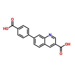 7-(4-羧基苯基)-羧酸-喹啉,7-(4-carboxyphenyl)quinoline-3-carboxylic acid
