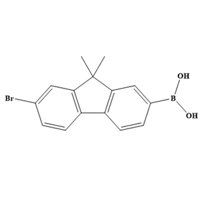 2-硼酸-7-溴-9,9'-二甲基芴；1213768-48-9