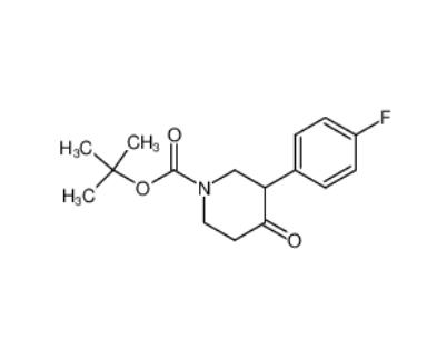 TERT-BUTYL 3-(4-FLUOROPHENYL)-4-OXOPIPERIDINE-1-CARBOXYLATE,1-BOC-3-(4'-FLUOROPHENYL)-PIPERIDIN-4-ONE