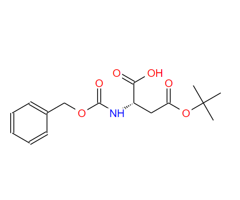 Cbz-L-天门冬氨酸 4-叔丁酯,(2S)-4-[(2-methylpropan-2-yl)oxy]-4-oxo-2-(phenylmethoxycarbonylamino)butanoic acid