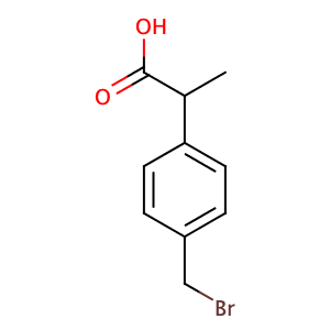 2-(4-溴甲基苯基)丙酸,2-(4-Bromomethyl)phenylpropionic acid