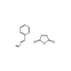磺酸化的2,5-呋喃二酮与乙烯基苯的聚合物的钠盐