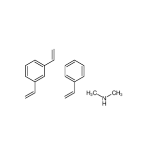 N-甲基甲胺与氯甲基化二乙烯苯-苯乙烯的聚合物的反应产物