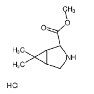 (1R,2S,5S)-6,6-二甲基-3-氮杂双环[3,1,0]己基-2-羧酸甲酯盐酸盐,(1R,2S,5S)-6,6-DIMETHYL-3-AZA-BICYCLO[3.1.0]HEXANE-2-CARBOXYLIC ACID METHYL ESTER HYDROCHLORIDE