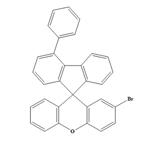 2′-溴-4-苯基螺[9H-芴-9,9′-[9H]氧杂蒽]；1609484-55-0