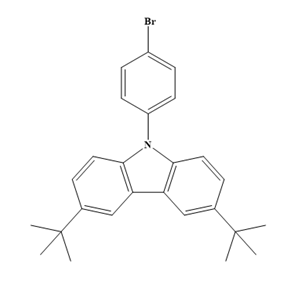 9-(4-溴苯基)-3,6-二叔丁基咔唑,9-(4-Bromophenyl)-3,6-ditert-butylcarbazole