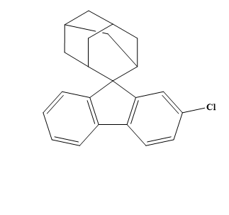 2-氯螺(9H-芴-9,2′-金剛烷),2-Chlorospiro[9H-fluorene-9,2′-tricyclo[3.3.1.13,7]decane]