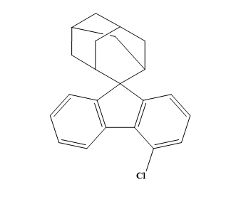 4-氯螺(9H-芴-9,2′-金刚烷),4-Chlorospiro[9H-fluorene-9,2′-tricyclo[3.3.1.13,7]decane]