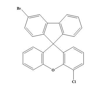 3-溴-4′-氯-螺[9H-芴-9,9′-[9H]氧杂蒽],3-Bromo-4′-chloro-spiro[9H-fluorene-9,9′-[9H]xanthene]
