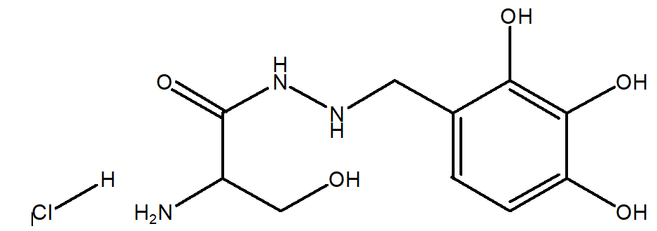 盐酸苄丝肼,2'-(2,3,4-trihydroxybenzyl)-dl-serinohydrazide monohydrochloride