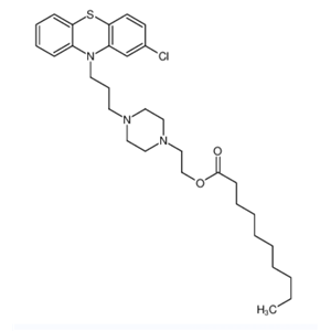 2-[4-[3-(2-氯-10H-吩噻嗪-10-基)丙基]-1-哌嗪基]乙基癸酸酯,2-[4-[3-(2-chloro-10H-phenothiazin-10-yl)propyl]-1-piperazinyl]ethyl decanoate