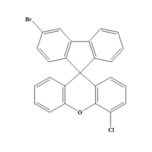 3-溴-4′-氯-螺[9H-芴-9,9′-[9H]氧杂蒽],3-Bromo-4′-chloro-spiro[9H-fluorene-9,9′-[9H]xanthene]