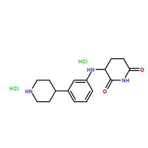 3-((3-(piperidin-4-yl)phenyl)amino)piperidine-2,6-dione dihydrochloride