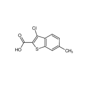 3-氯-6-甲基-2-苯并噻吩甲酸,3-CHLORO-6-METHYLBENZO(B)THIOPHENE-2-CA&
