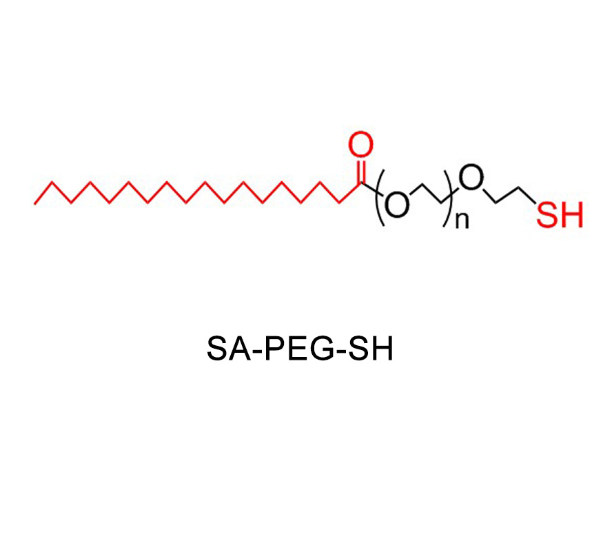 SA-PEG-SH,硬脂酸-聚乙二醇-硫醇/巯基,SA-PEG-SH