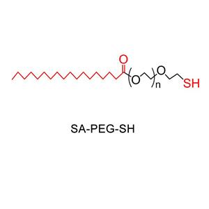 SA-PEG-SH,硬脂酸-聚乙二醇-硫醇/巯基