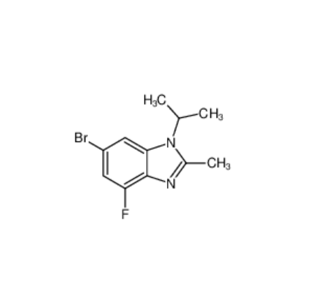 6-溴-4-氟-1-异丙基-2-甲基-1H-苯并[D]咪唑,6-Bromo-4-fluoro-1-isopropyl-2-methyl-1H-benzo[d]imidazole