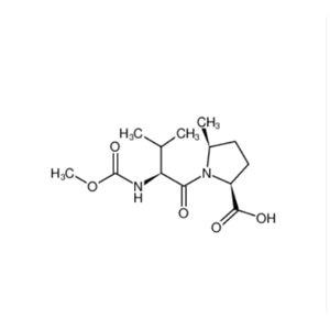(5S)-N-(甲氧羰基)-L-缬氨酰-5-甲基-L-脯氨酸