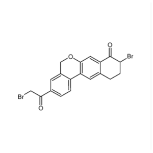9-溴-3-(2-溴乙酰基)-10,11-二氢-5H-二苯并(C,G) CHROMEN-8(9H)-酮,9-Bromo-3-(2-Bromo Acetyl)-10,11-Dihydro-5H-dibenzo(c,g) Chromen-8(9H)-one