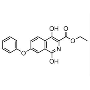 1,4-二羟基-7-苯氧基异喹啉-3-羧酸乙酯,Ethyl 1,4-dihydroxy-7-phenoxyisoquinoline-3-carboxylate