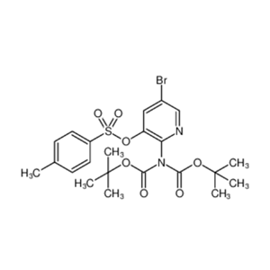 2-(二(叔丁氧羰基)氨基)-5-溴吡啶-3-yl4-甲基苯磺酸酯