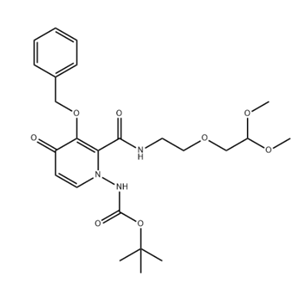 N-[2-[[[[2-(2,2-二甲氧基乙氧基)乙基]氨基]羰基]-4-氧代-3-(苯基甲氧基)-1(4H)-吡啶基]-氨基甲酸1,1-二甲基乙基酯