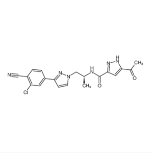 (S)-5-乙酰基-N-(1-(3-(3-氯-3-氰基苯基)-1H-吡唑-1-基)丙烷-2-基)-1H-吡唑-3-羧酰胺