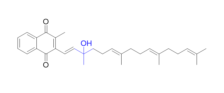 维生素K2杂质11,2-((1E,6E,10E)-3-hydroxy-3,7,11,15-tetramethylhexadeca-1,6,10,14-tetraen-1-yl)-3-methylnaphthalene-1,4-dione