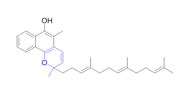 维生素K2杂质12,2,5-dimethyl-2-((3E,7E)-4,8,12-trimethyltrideca-3,7,11-trien-1-yl)-2H-benzo[h]chromen-6-ol