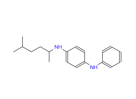 N-(1,4-二甲基戊基)-N'-苯基對(duì)苯二胺,N-(1,4-dimethylpentyl)-N'-phenylbenzene-1,4-diamine