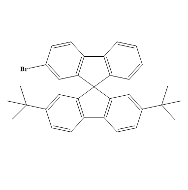 2-溴-2,7-二叔丁基-9,9-螺二芴,2-Bromo-2,7-di-tert-butyl-9,9'-spirobi[fluorene]