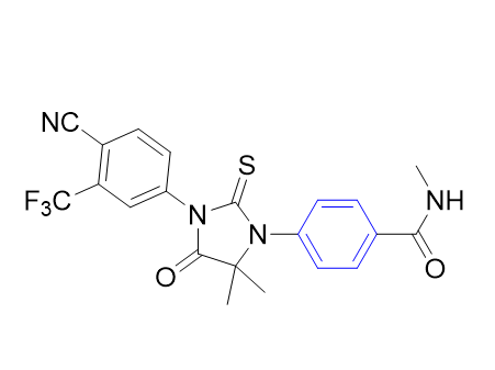 恩杂鲁胺杂质07,4-(3-(4-cyano-3-(trifluoromethyl)phenyl)-5,5-dimethyl-4-oxo-2-thioxoimidazolidin-1-yl)-N-methylbenzamide